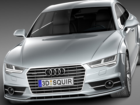 Audi A7 2015 3D Modell