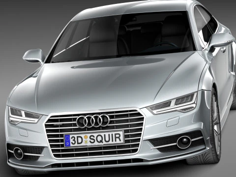 Audi A7 2015 3D Model