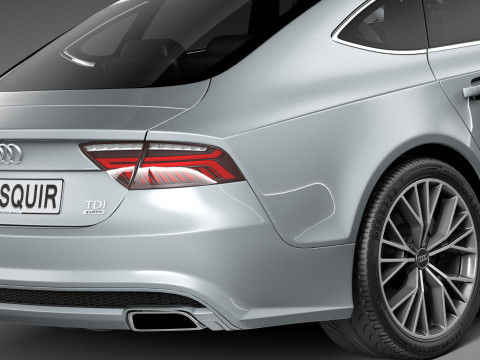 Audi A7 2015 3D Modell