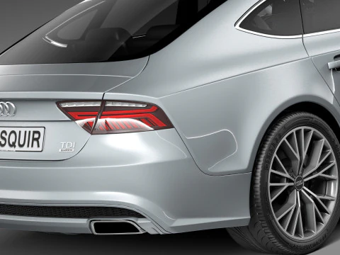 Audi A7 2015 3D Model