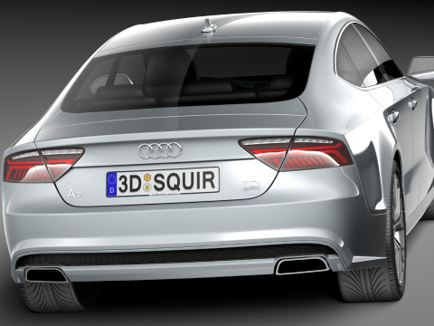 Audi A7 2015 3D Modell