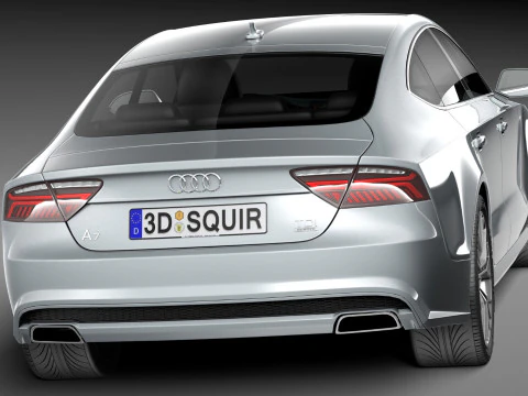 Audi A7 2015 3D Model