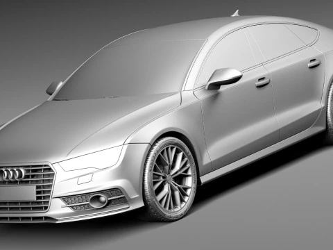 Audi A7 2015 3D Model