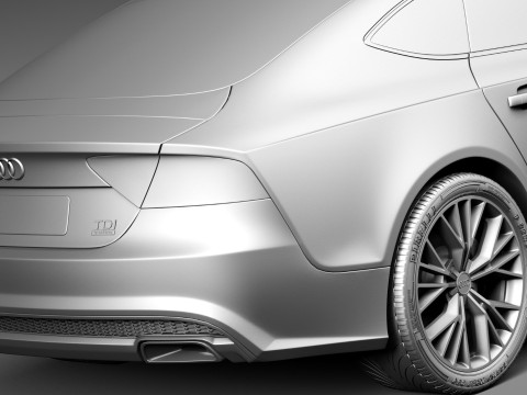 Audi A7 2015 3D Modell