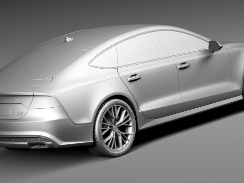 Audi A7 2015 3D Model