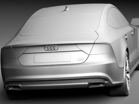 Audi A7 2015 3D Model