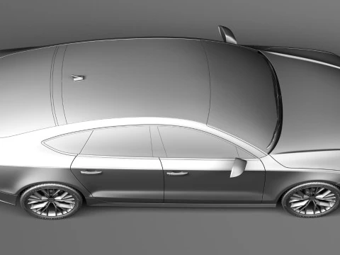 Audi A7 2015 3D Model