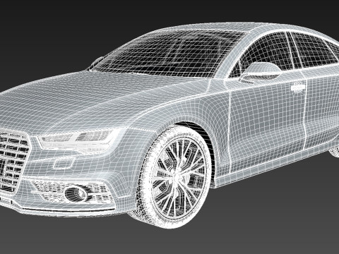 Audi A7 2015 3D Modell