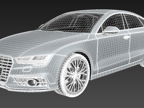 Audi A7 2015 3D Model
