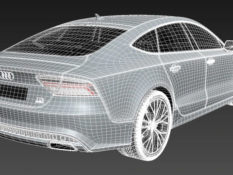 Audi A7 2015 3D Model