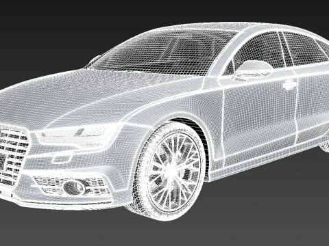 Audi A7 2015 3D Model