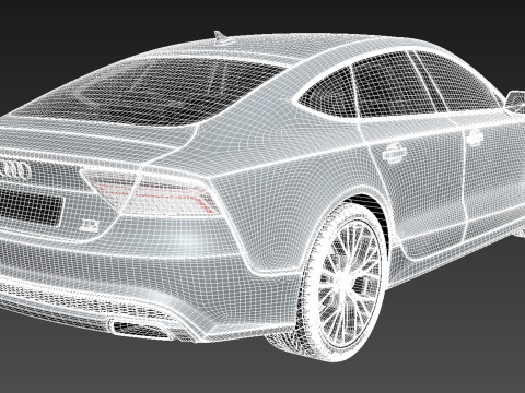 Audi A7 2015 3D Modell