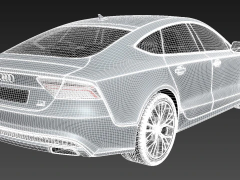Audi A7 2015 3D Model