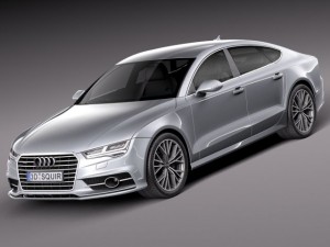 Audi A7 2015 3D Model