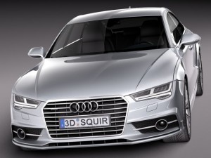 Audi A7 2015 Model 3D