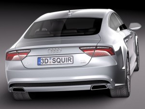 Audi A7 2015 Model 3D