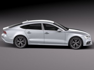 Audi A7 2015 Model 3D