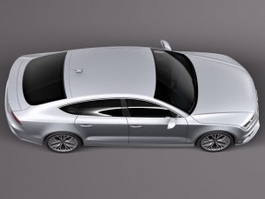 Audi A7 2015 Model 3D