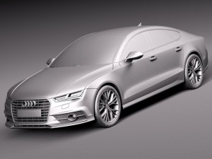 Audi A7 2015 Model 3D