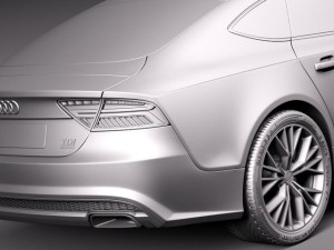 Audi A7 2015 Model 3D