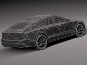 Audi A7 2015 Model 3D