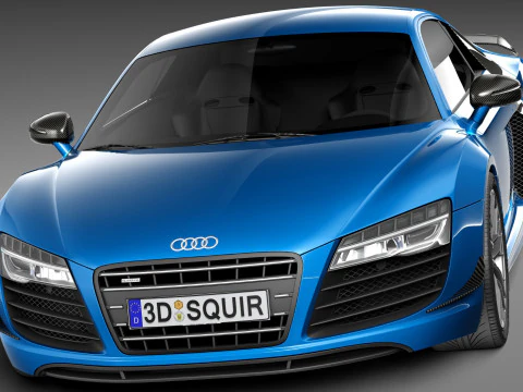 Audi R8 LMX 2015 3D Model