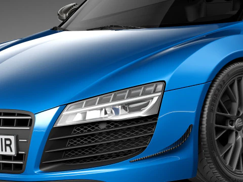 Audi R8 LMX 2015 3D Model