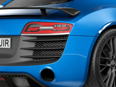 Audi R8 LMX 2015 3D Model