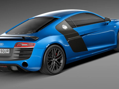 Audi R8 LMX 2015 3D Model