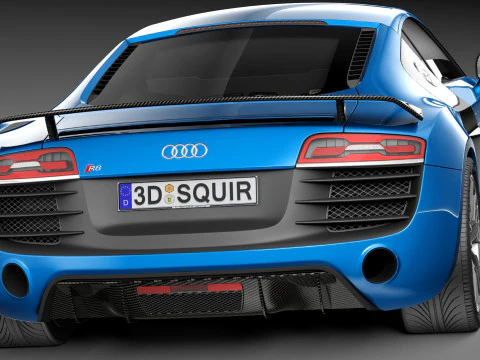 Audi R8 LMX 2015 3D Model