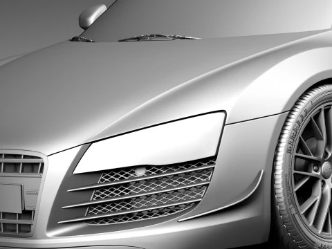 Audi R8 LMX 2015 3D Model