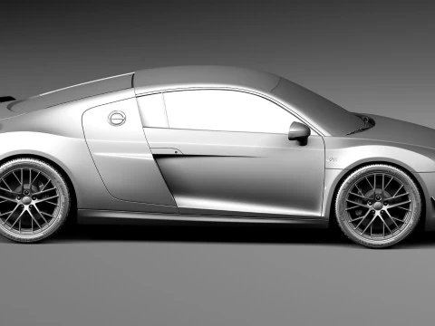 Audi R8 LMX 2015 3D Model