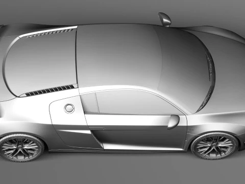Audi R8 LMX 2015 3D Model