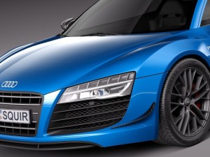 Audi R8 LMX 2015 Modello 3D