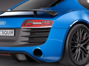 Audi R8 LMX 2015 Modello 3D