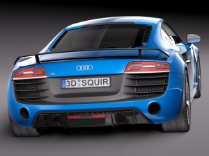 Audi R8 LMX 2015 Modello 3D