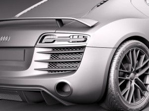 Audi R8 LMX 2015 Modello 3D