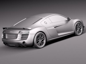 Audi R8 LMX 2015 Modello 3D