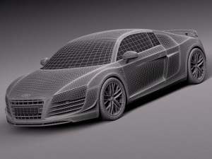 Audi R8 LMX 2015 Modello 3D