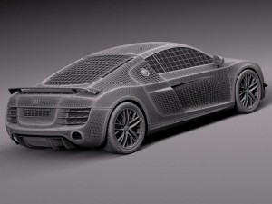Audi R8 LMX 2015 Modello 3D