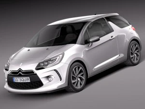 シトロエン DS3 2015 3Dモデル