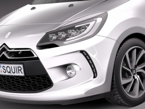 Citroen DS3 2015 3D 모델