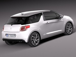 Citroen DS3 2015 3D 모델