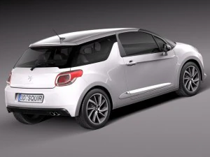 Citroen DS3 2015 3D Model