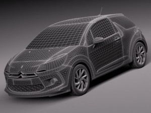 Citroen DS3 2015 3D 모델