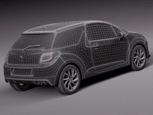 Citroen DS3 2015 3D Model