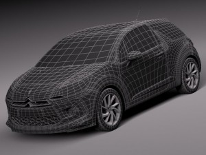 Citroen DS3 2015 3D 모델