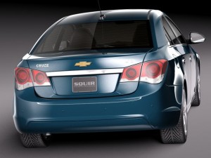 Chevrolet Cruze Sedan 2015 3D Model