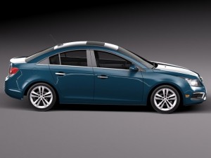 Chevrolet Cruze Sedan 2015 3D Model