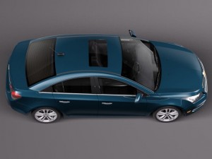 Chevrolet Cruze Sedan 2015 3D Model
